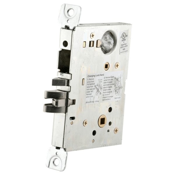 Schlage Electrified Mortise Lock Body, L9090/L9092/L9094, Fail Secure, 12/24VDC, Request to Exit L9090EU RX